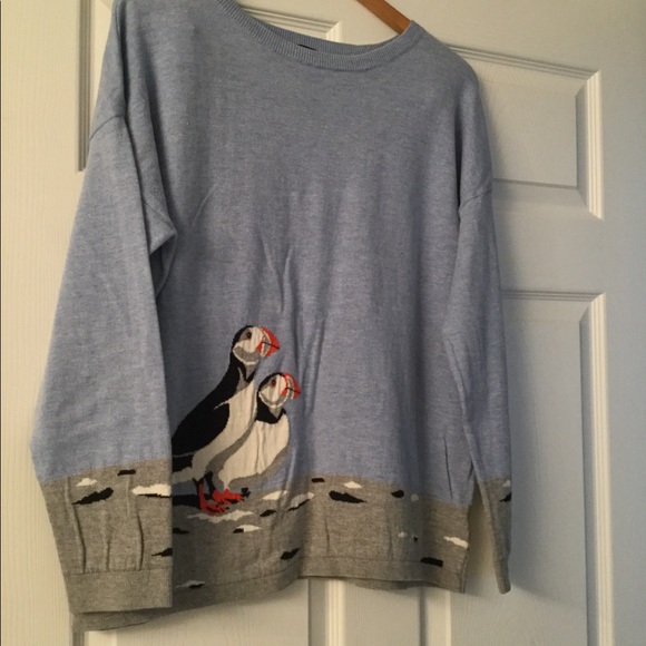 Talbots Sweaters - ‘Walking with the Penguins’ Sweater